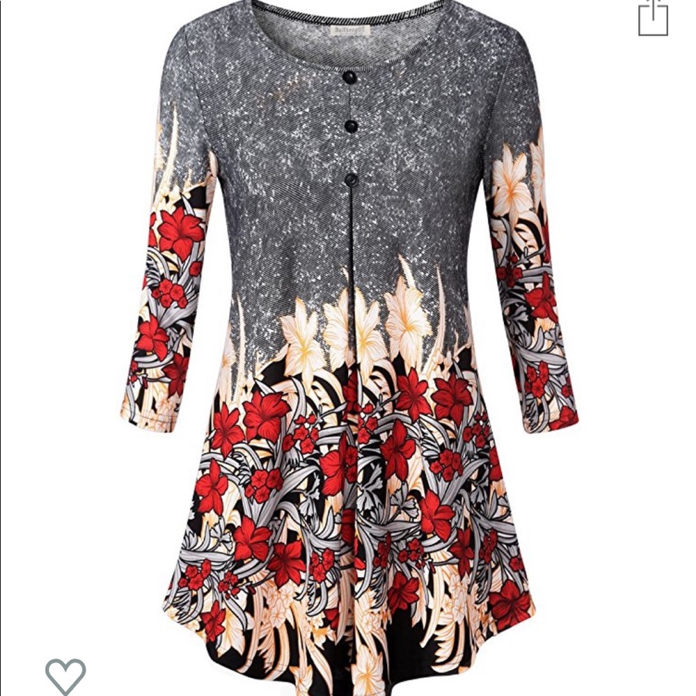 Baishenggt 3/4 sleeve tunic